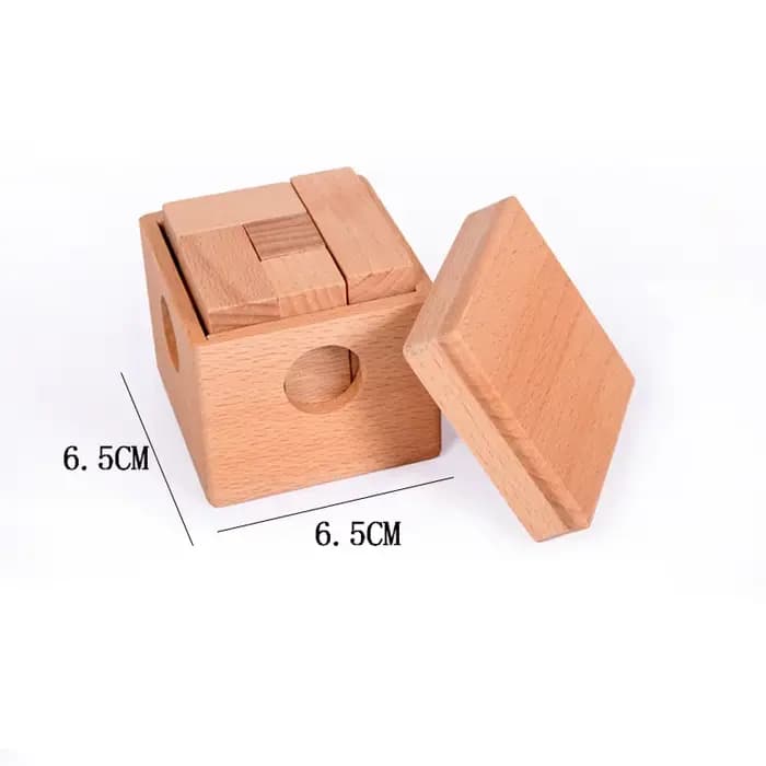 Soma Cube Puzzle dans une boîte en bois casse-tête difficile pour adultes adolescents enfants IQ déf
