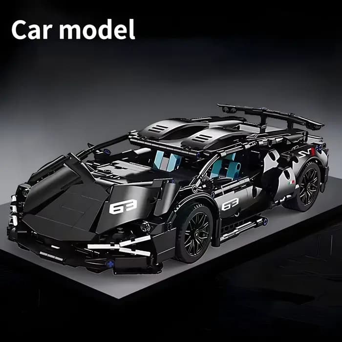 Blocs de construction de modèle de voiture de Sport de course technique adultes 1:14 bricolage super