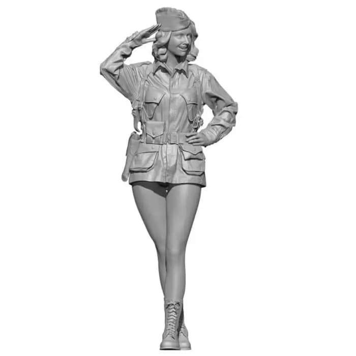 Kit de modèle en résine non peinte 1/35, thème militaire Erica, soldat américain de la Seconde Guerr