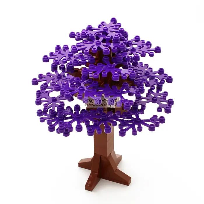 MARUMINE 90 pièces Ensembles de briques de construction en forme d'arbres Blocs MOC Plantes Naturell