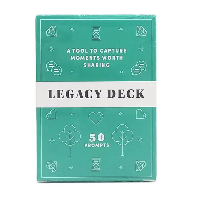 Cartes de souvenirs de la famille, 50 sujets partageables, outils pour capturer les moments précieux
