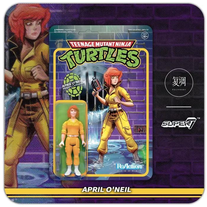 En stock Super7 Teenage Mutant Ninja Turtles Figurines en boîte avec carte Série 2 Splinter