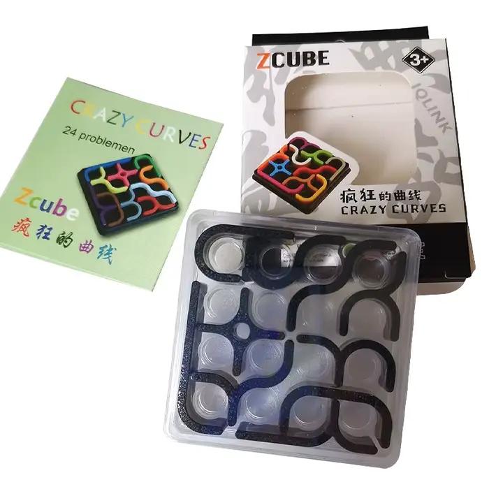 Puzzle d'intelligence 3D créatif courbe folle Sudoku jeux de Puzzle ligne géométrique matrice Puzzle