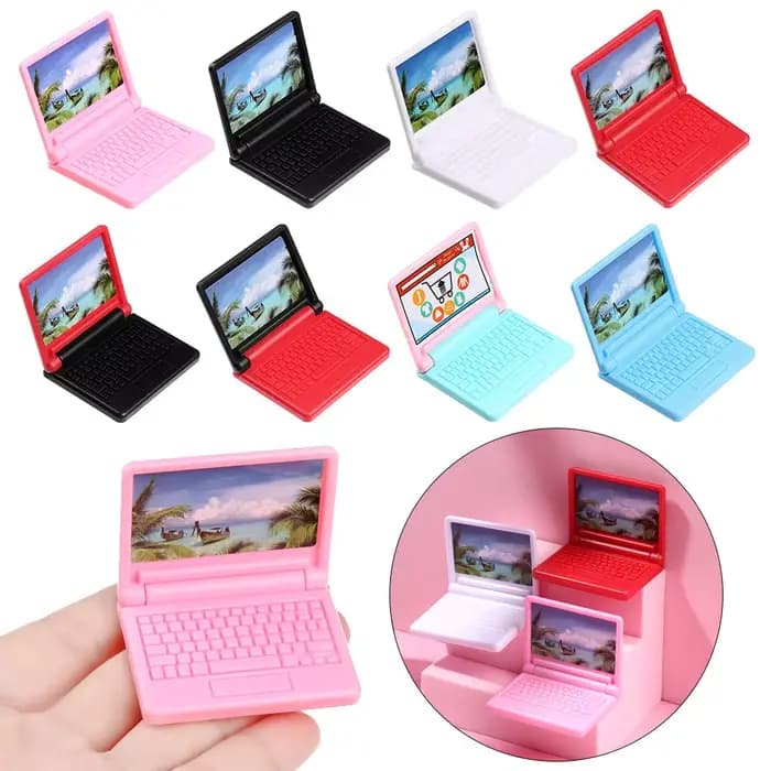 Maison de courses l'inventaire pliable pour enfants, ordinateur moderne, meubles de jouets pour poup