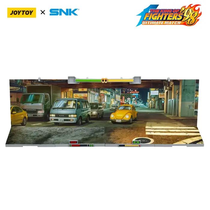 [EN STOCK] figurine JOYTOY SNK 1/18 KOF '98UM Base de scène-modèle de rue japonaise anniversaire