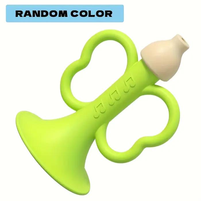 Corne de dentition pour bébé, jouet sensoriel pour dents de bébé, jouet de dentition doux, apaisant 