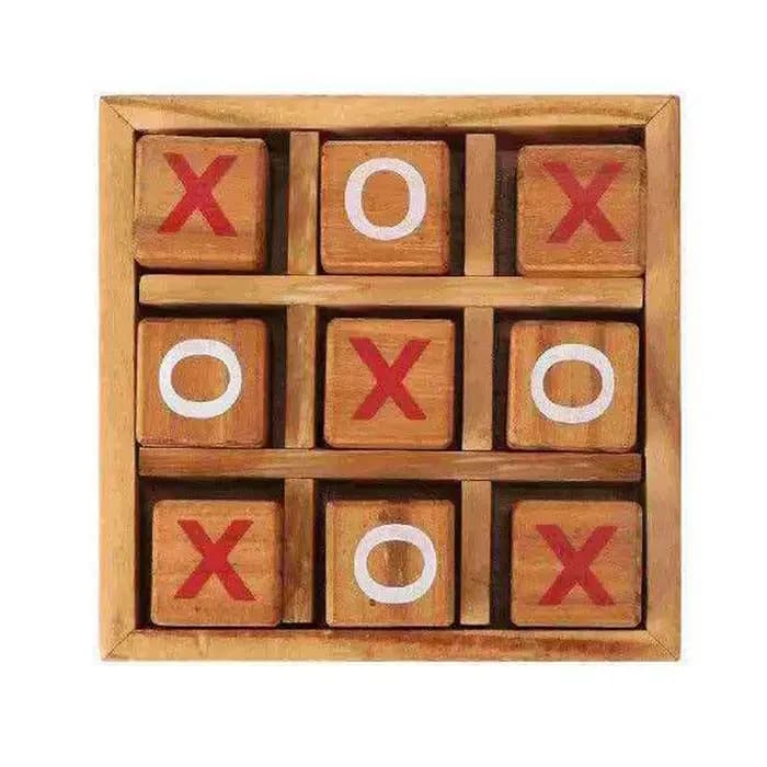 Jeu de société classique Tic Tac Toe, jeu de stratégie pour la famille, les soirées, les voyages, jo