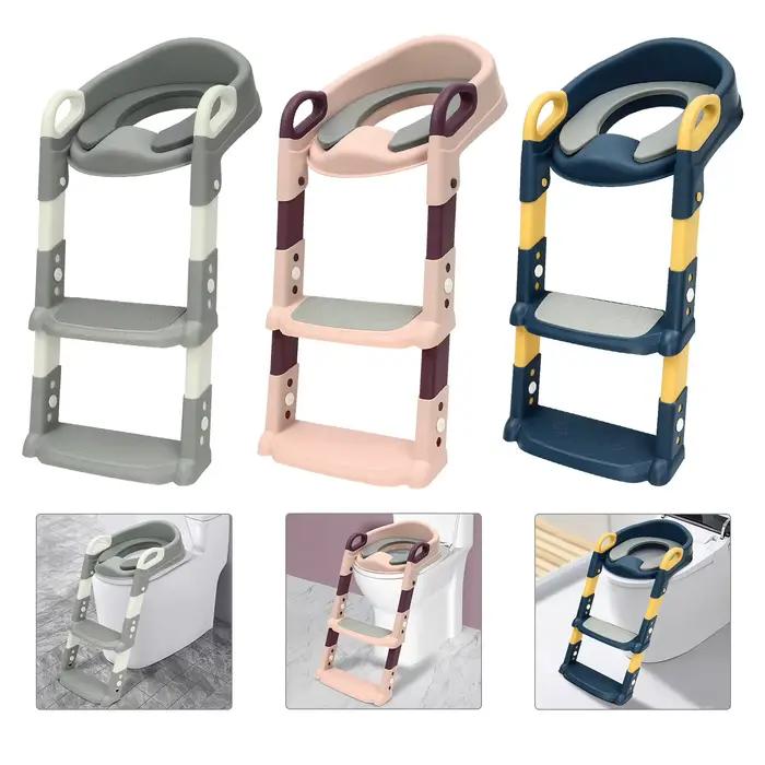 Siège de toilette Portable pour enfants, siège de toilette amélioré avec marche, siège de toilette p