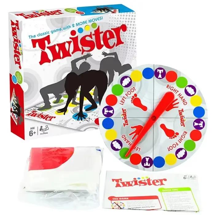 Jeu de fête en famille, jeux Twister, jouets d'intérieur et d'extérieur, jeu de torsion du corps pou