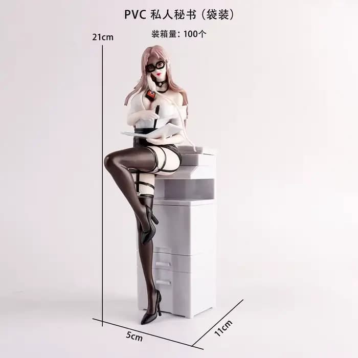2026 Figurine de femme élégante, Modèle de collection Anime de secrétaire de bureau, Décoration de b
