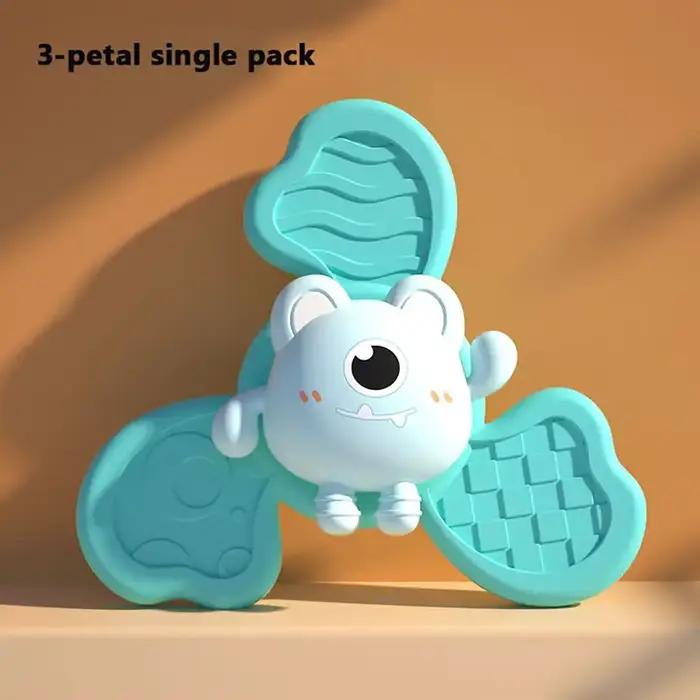 Jouets de bain pour bébé, ventouse de bain amusante, Spinner, hochets de dessin animé, jouets éducat