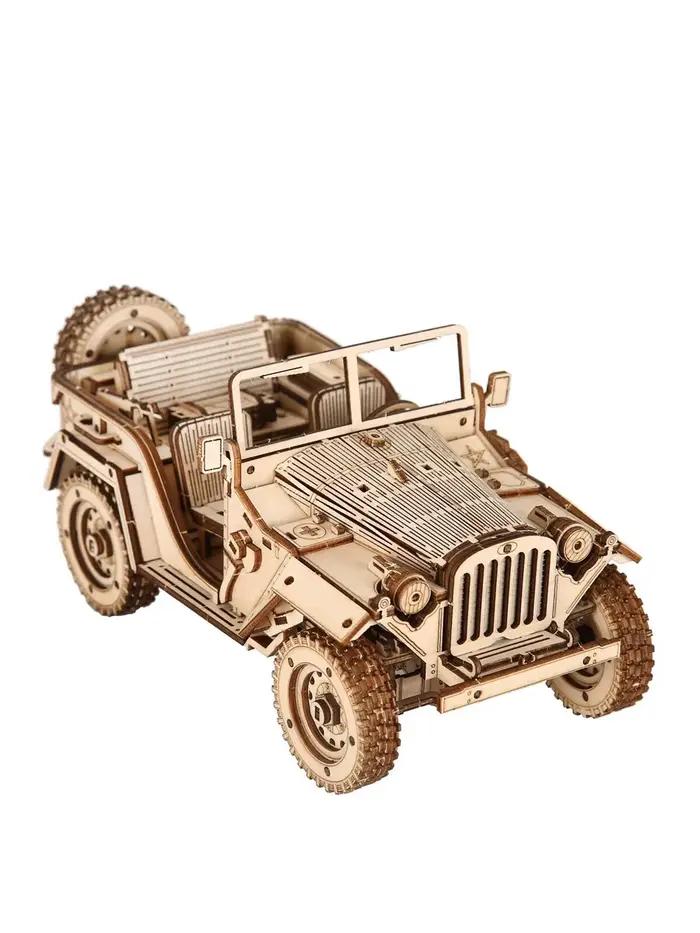 Puzzle 3D bricolage, jouet en bois, modèle d'assemblage de voiture pour adultes, cadeaux d'anniversa