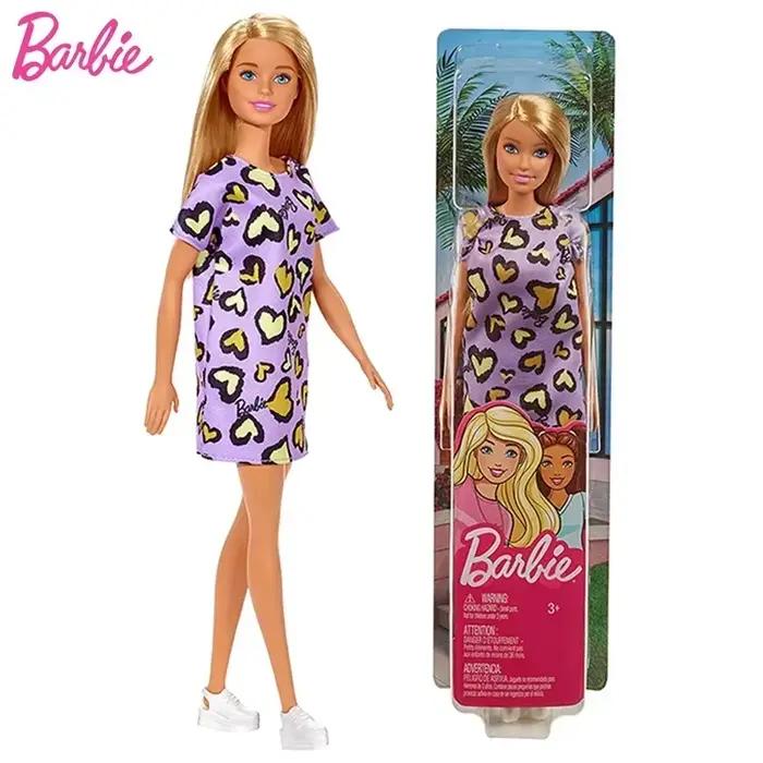 Mattel Barbie Fashionistas – robe florale originale, avec vêtements et accessoires décontractés doux