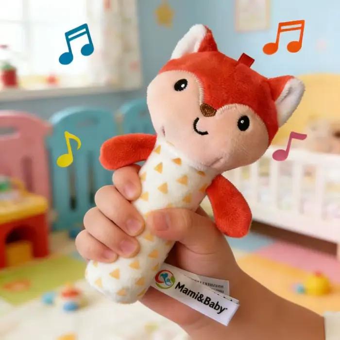 Jouet hochet pour bébé de 0 à 12 mois, jouet sensoriel multicolore, jouet à saisir en forme d'animal