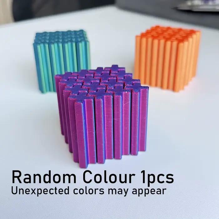 Ornement de bureau anti-stress Slime Cross Cube, adapté à la maison et au bureau