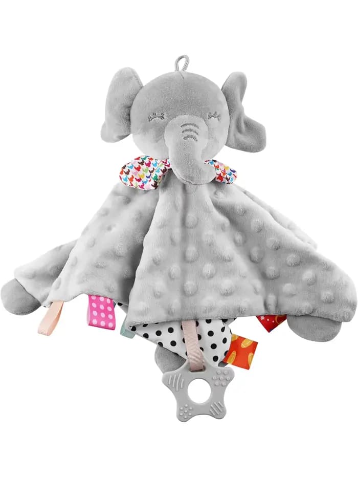Jouets en peluche pour nouveau-né, couverture d'animal mignon, couette lapin éléphant, apaiser, serv