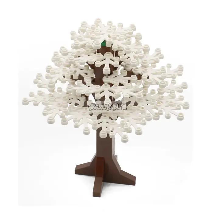 MARUMINE 90 pièces Ensembles de briques de construction en forme d'arbres Blocs MOC Plantes Naturell