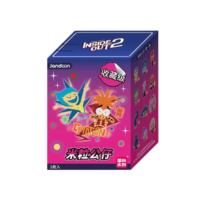Jandoon Original Disney Pixar à l'envers 2 boîte aveugle Collection poupée Mini Joy Disgust colère t