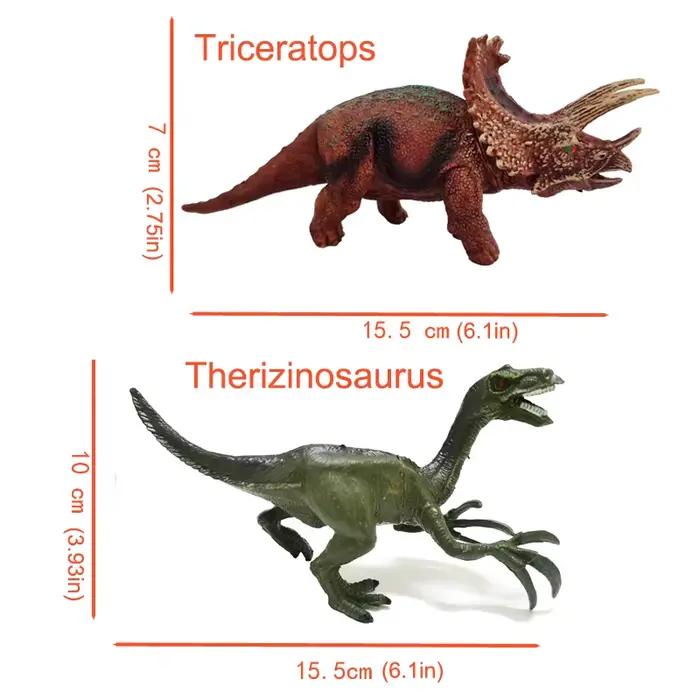 Jouet de dinosaure Therizinosaurus pour enfants, figurine réaliste de dinosaure et figurine animale 