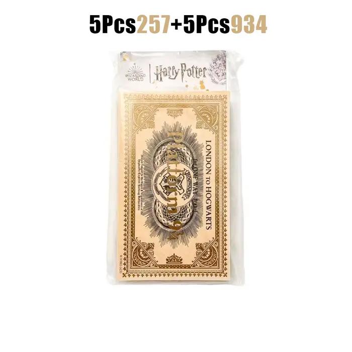 Billets authentiques Harry Potter Hogwarts Express Plateforme 9 3/4 N°257, billet de collection du m