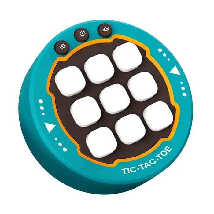 Console de jeu portable Tic Tac Toe - Puzzle électronique portable pour tous âges, jouets de voyage 