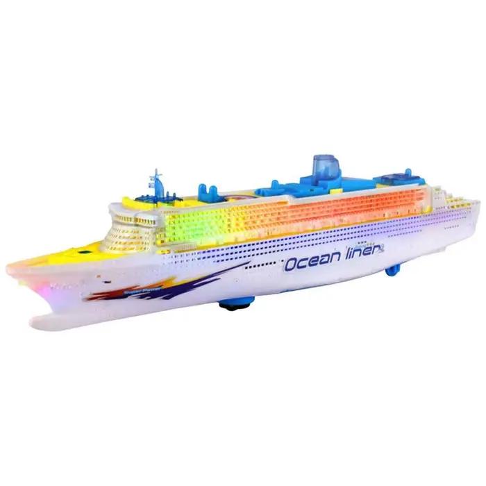 Jouet de bateau de croisière Ocean Liner bateau de croisière bateau électrique jouet avec lumière cl