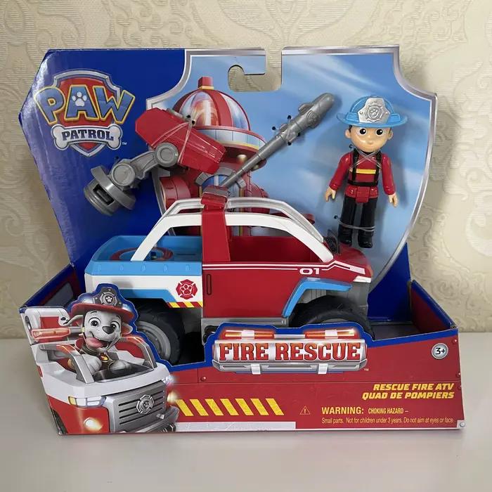 100% Original Paw Patrol sauvetage incendie Ryder Chase Marshall Rocky Zuma éclat Skye figurine joue