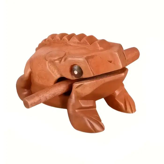 Grenouille en bois classique à Percussion faite à la main, Instrument de musique en bois d'afrique, 
