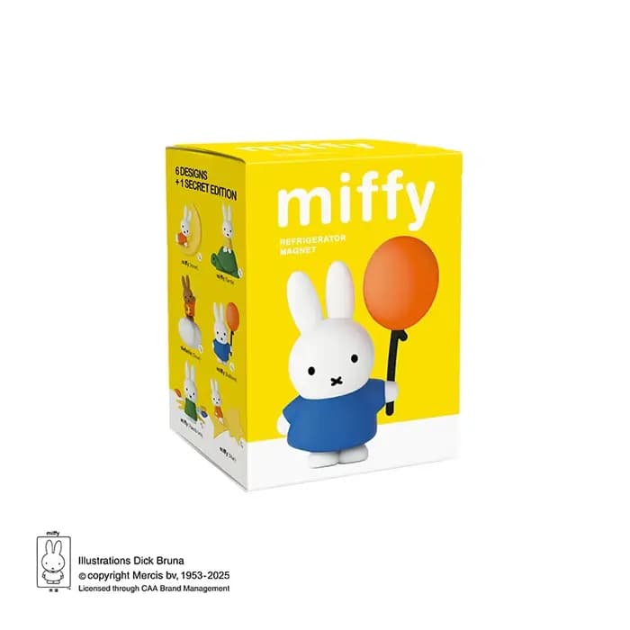 Magnets de réfrigérateur créatifs Miffy Kawaii, figurines d'anime, modèles de jouets, boîtes mystère