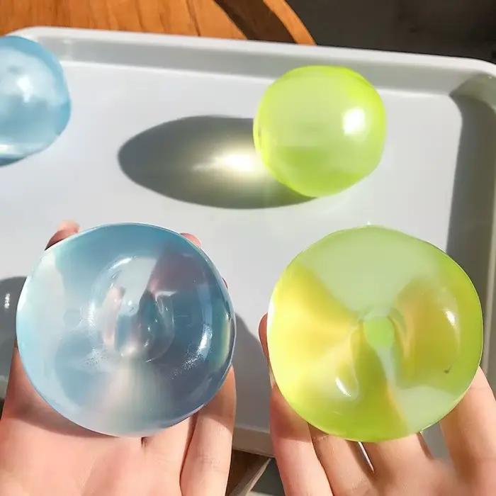 Jouets sensoriels Mochi en plastique souple