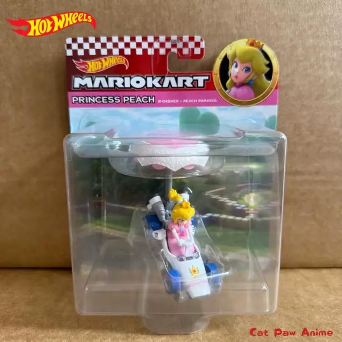 Hot Wheels Mario Kart personnage voiture glisse moto ensemble GVD30 jouet pour garçons cadeau de collection modèle de véhicule non télécommandé