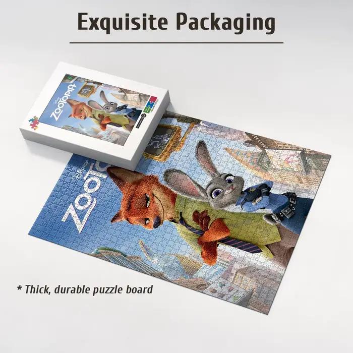 Puzzle en bois Zootopia 108/200/300/500/1000 pièces