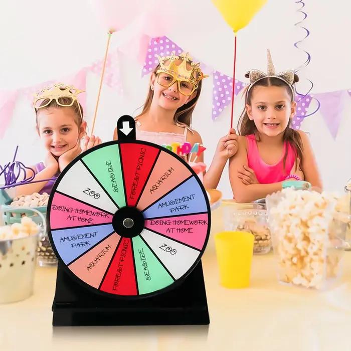 Roue de la fortune avec support