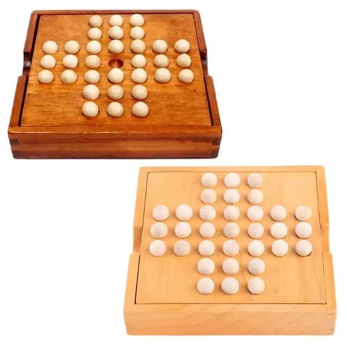 G7NF 1 Ensemble jeu société en bois jeu société Unique Single Single Single Capacité cognitive Capy Toy Chess Family