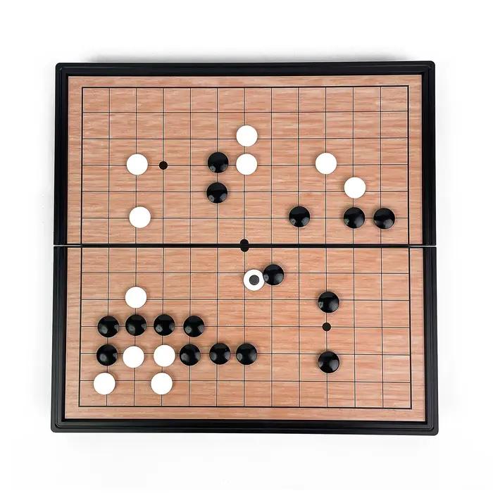 Jeu de Go 13x13 Table Portable Classique pour Voyage Traditionnel Plateau de Baduk Weiqi Occasions Spéciales Loisirs Familiaux Éducation Critique Stratégie
