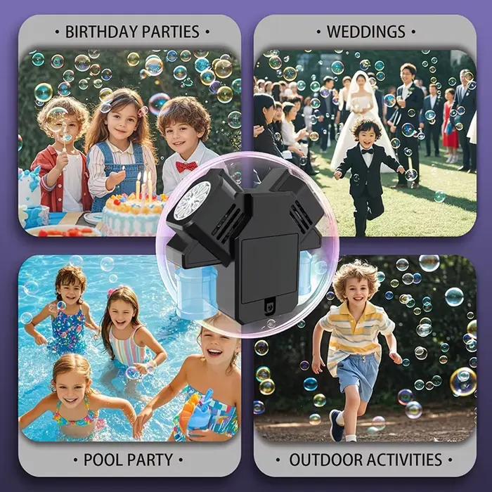 Machine à bulles sur pied KNYYSECQ pour enfants unisexe bulles géantes jeu de plein air sans batterie pour 3-6 ans occasions spéciales