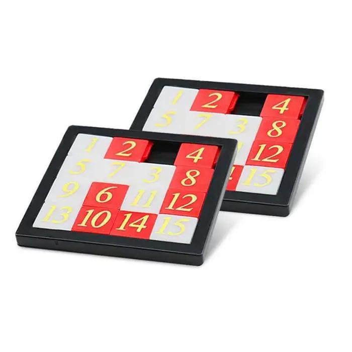 Puzzle coulissant avec chiffres 1-15