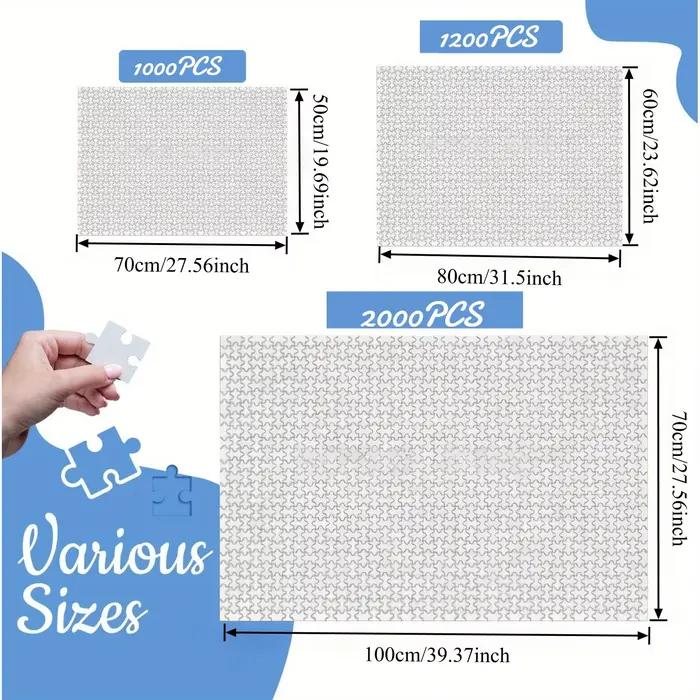 Puzzles de 500/1000/1200/2000 pièces
