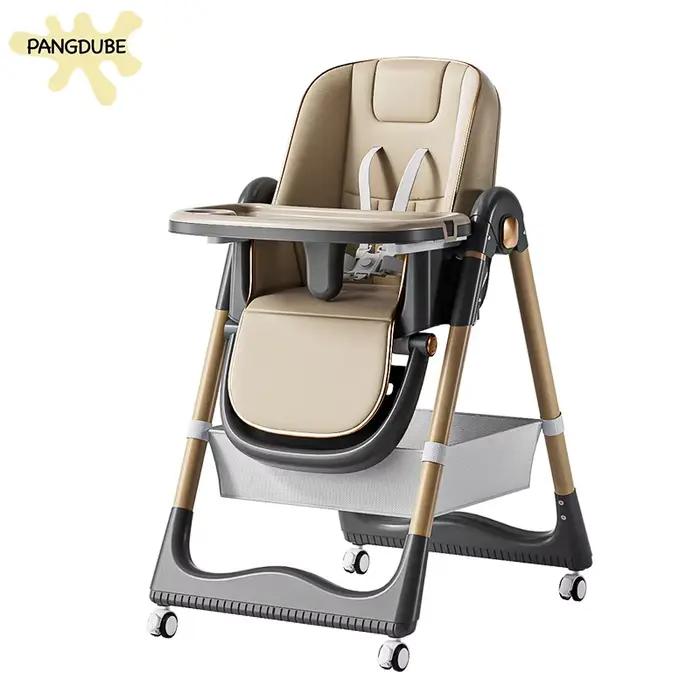 PANGDUBE Chaise haute réglable pour bébé de 0 à 3 ans