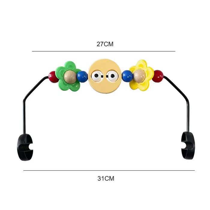 Jouet suspendu en forme d'animal de compagnie pour bébé, hochet 30CM gris ou rouge pour berceau, chaise à bascule, poussette et sièges auto