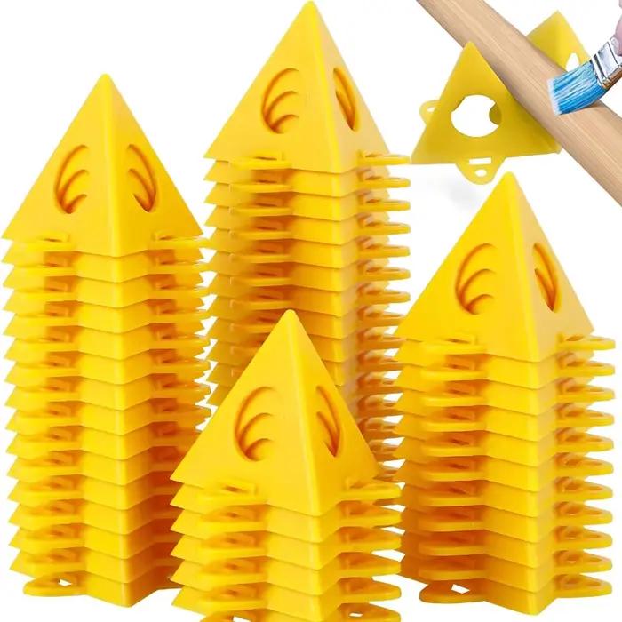 Mini-trépieds de support pyramidaux pour le travail du bois, supports de peinture triangulaires, blocs de coussin, ensembles d'outils auxiliaires