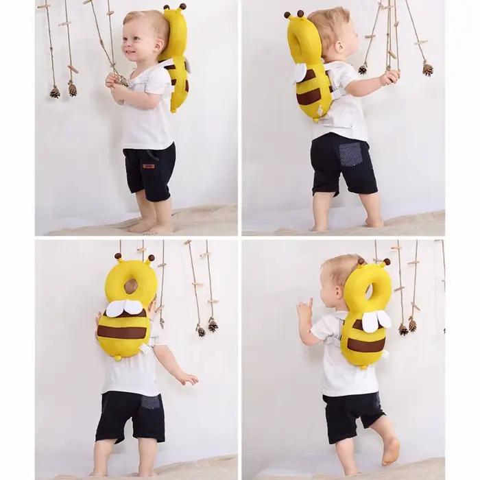 Coussin de protection de tête pour bébé en peluche polyester coton sécurité apprentissage à marcher protection tête dos enfant chambre douillet confort durable design mignon occaions spéciales