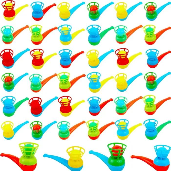 Jeu d'équilibre de balle flottante à souffler