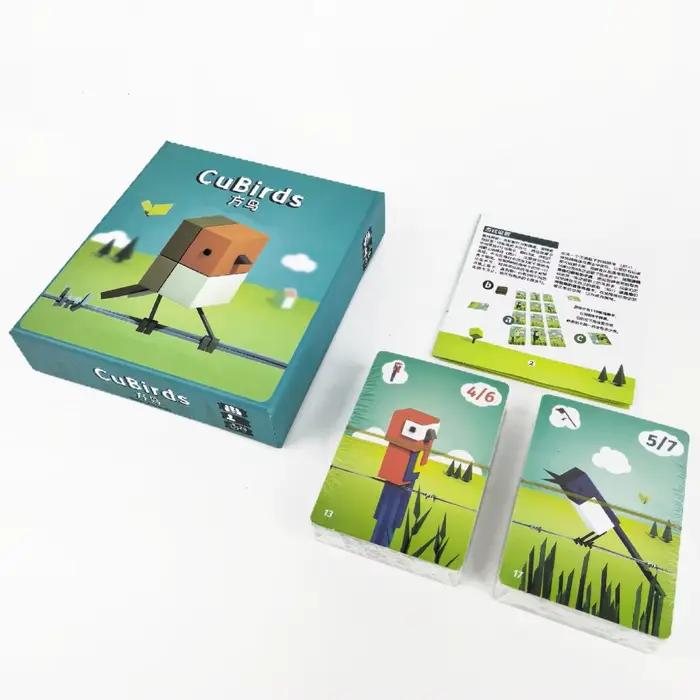 2025 nouveau jeu de société Cubirds 2-5 joueurs version chinoise stratégie jeu de cartes de rassemblement décontracté