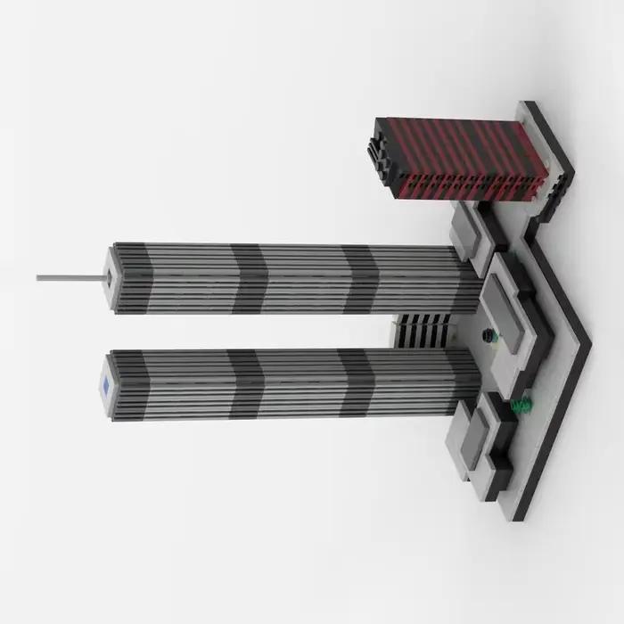 Ensemble de blocs de construction MOC World Trade Center personnalisés – Modèle architectural miniature de 982 pièces