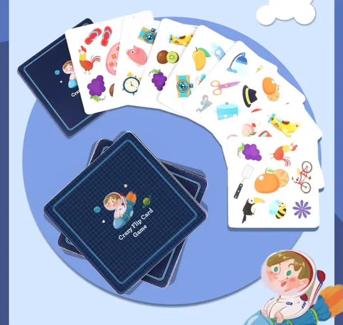 Cartes folles assorties à la mémoire pour enfants, jouets, jeux de Cognition de la circulation des animaux, jouets éducatifs précoces de pensée logique, entraînement cérébral