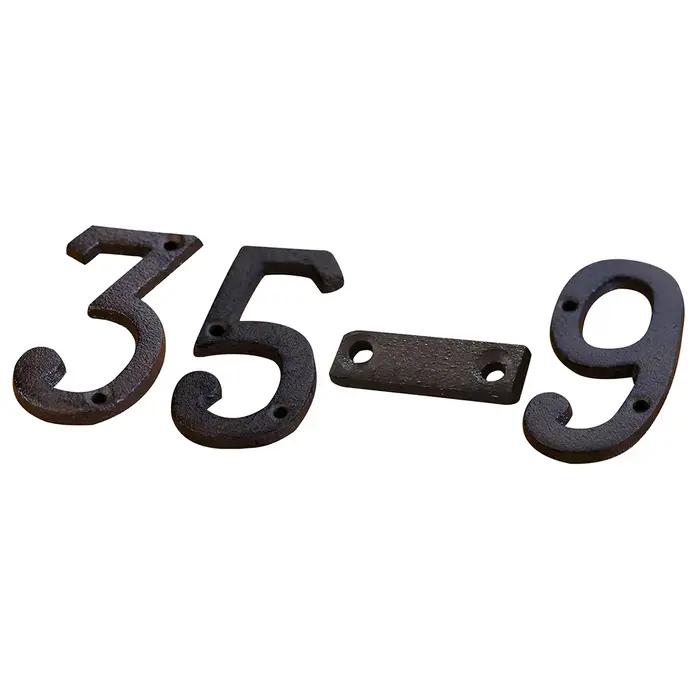 Numéros de lettres en métal de 0 à 9