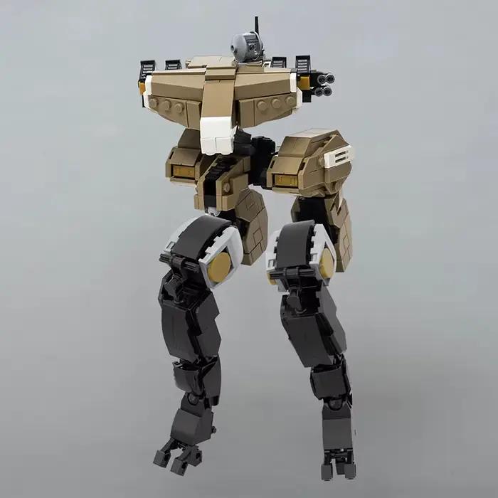 Moc Game Mech Series Metal Geared Robot importer Night Assembly Model Action Figures