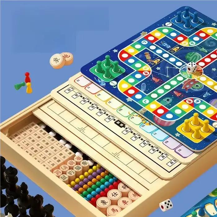 Jeu de société multifonctionnel tout-en-un pour la famille et les amis