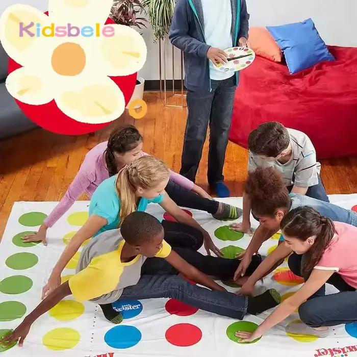 Twister Game-Polymère de jeu d'intérieur et d'extérieur